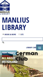 Mobile Screenshot of manliuslibrary.org