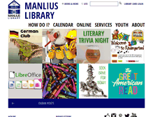 Tablet Screenshot of manliuslibrary.org